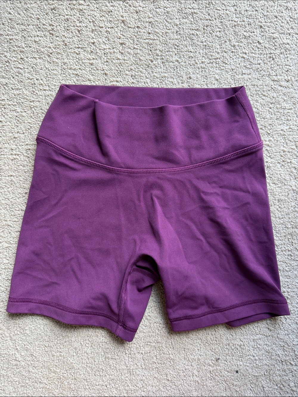 Fleo Women's Plum High-Waist Bike Shorts
